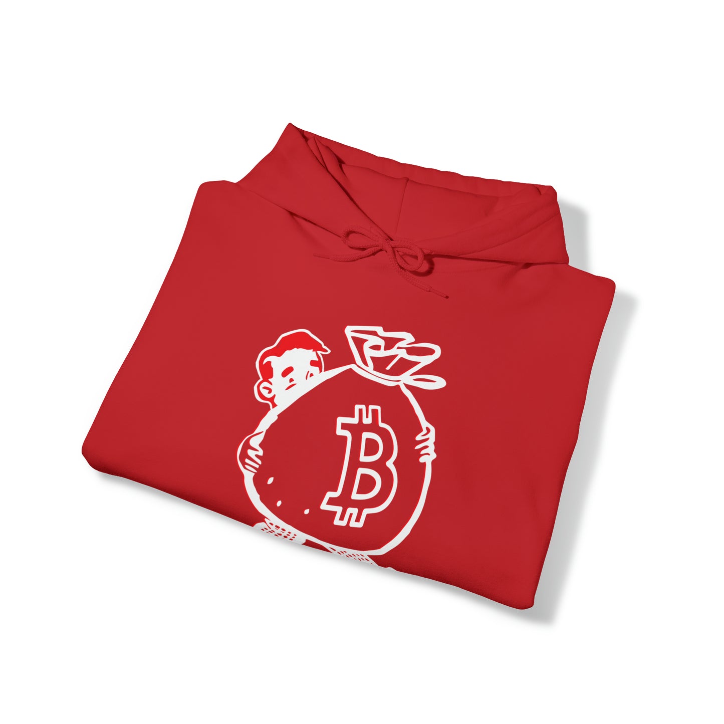 Retro Bitcoin Bag Hooded Sweatshirt