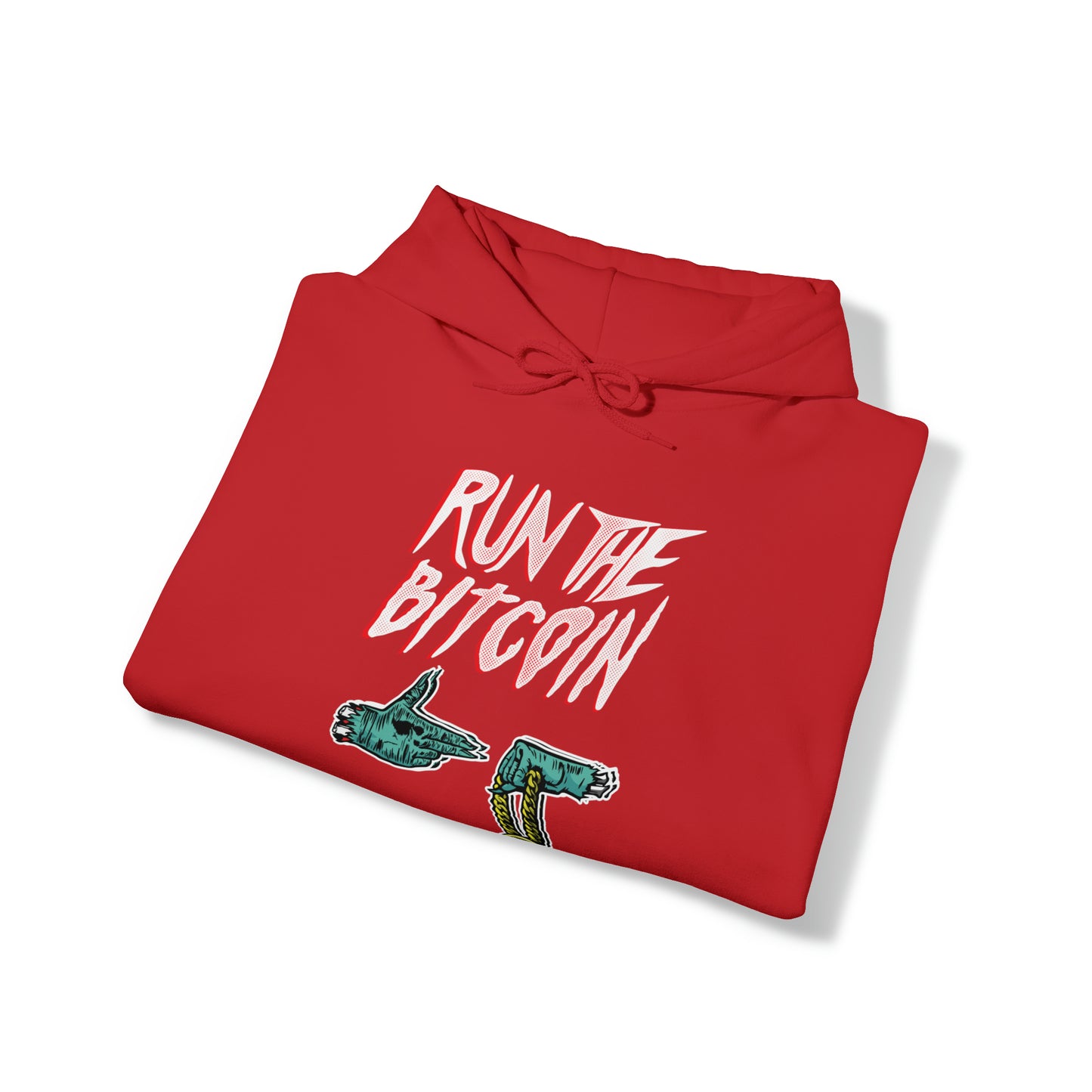 Run The Bitcoin Hooded Sweatshirt