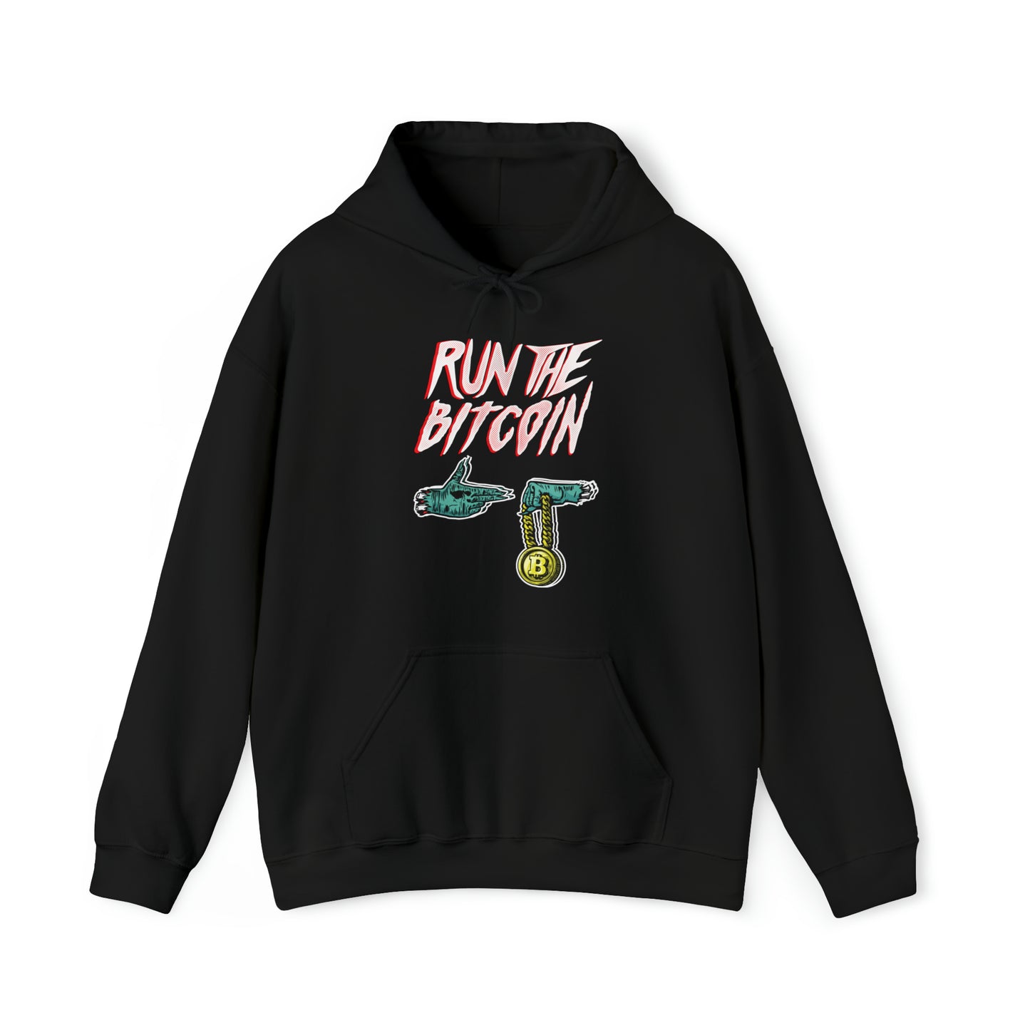 Run The Bitcoin Hooded Sweatshirt