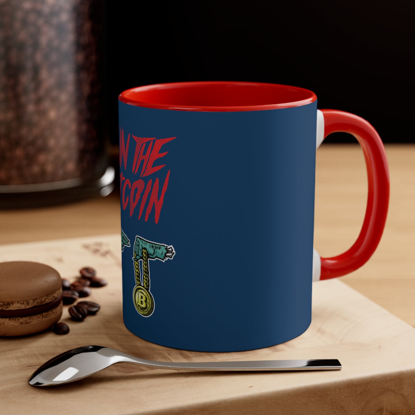 Run The Crypto Logo Mug, 11oz