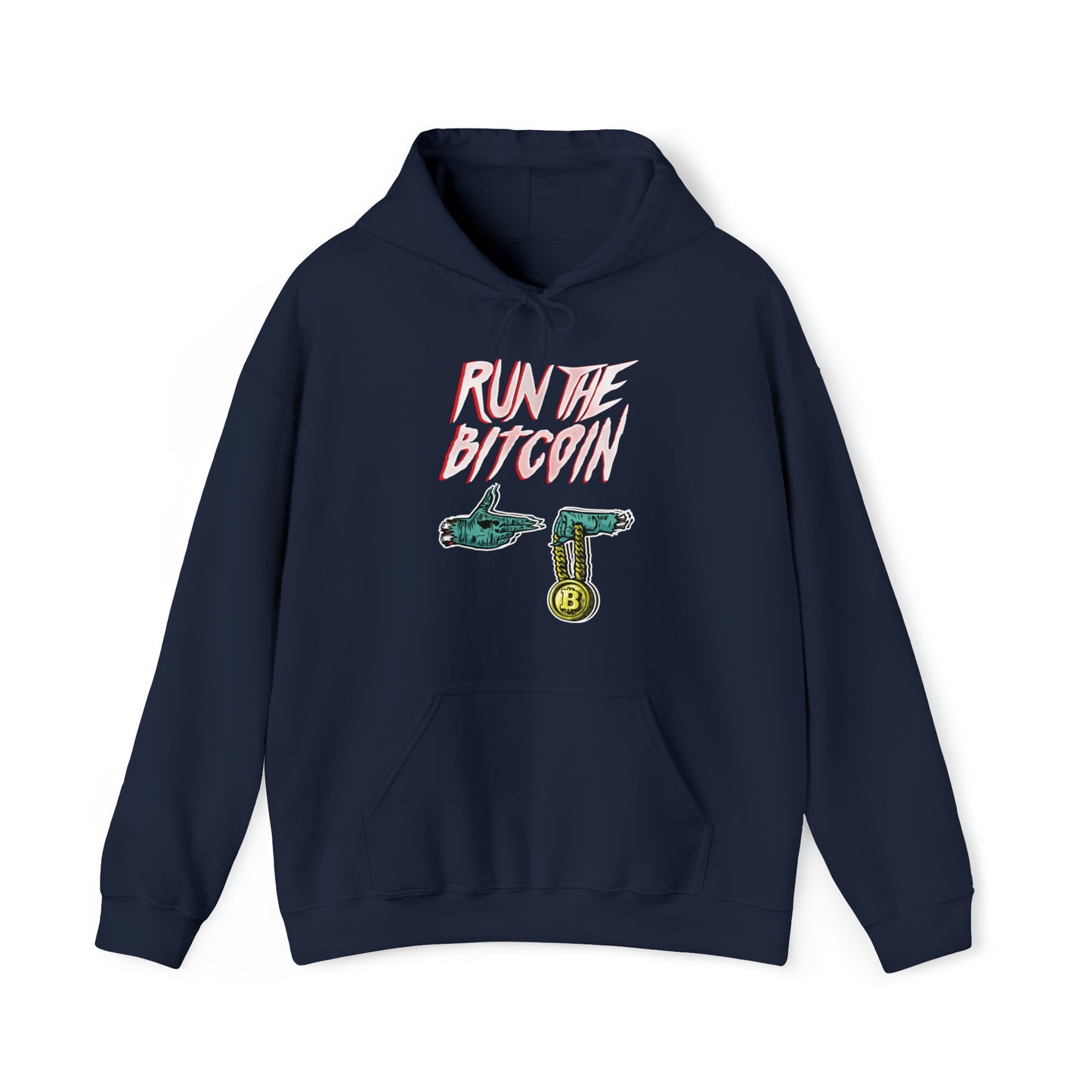 Run The Bitcoin Hooded Sweatshirt