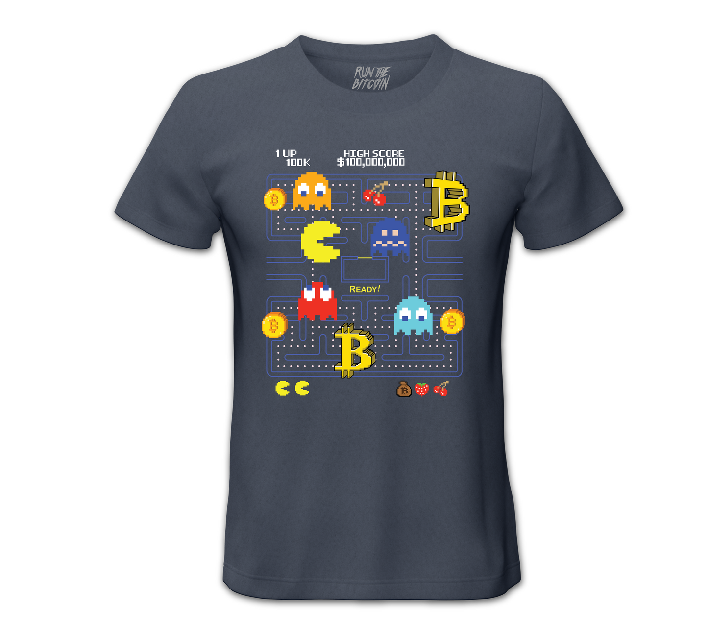 Pac Man Bitcoin Tee