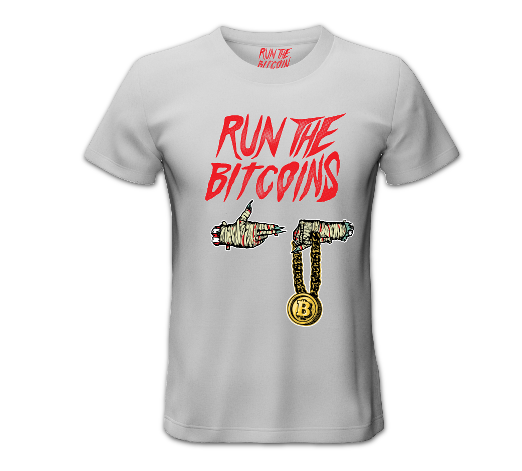 Run The Bitcoins Wrapped Tee