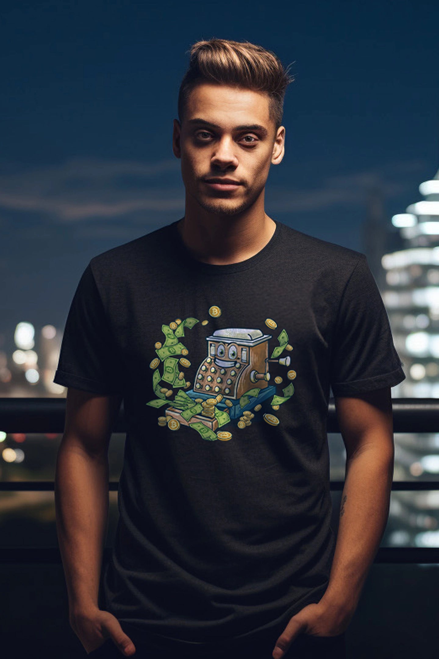 Crypto Cash Register Tee