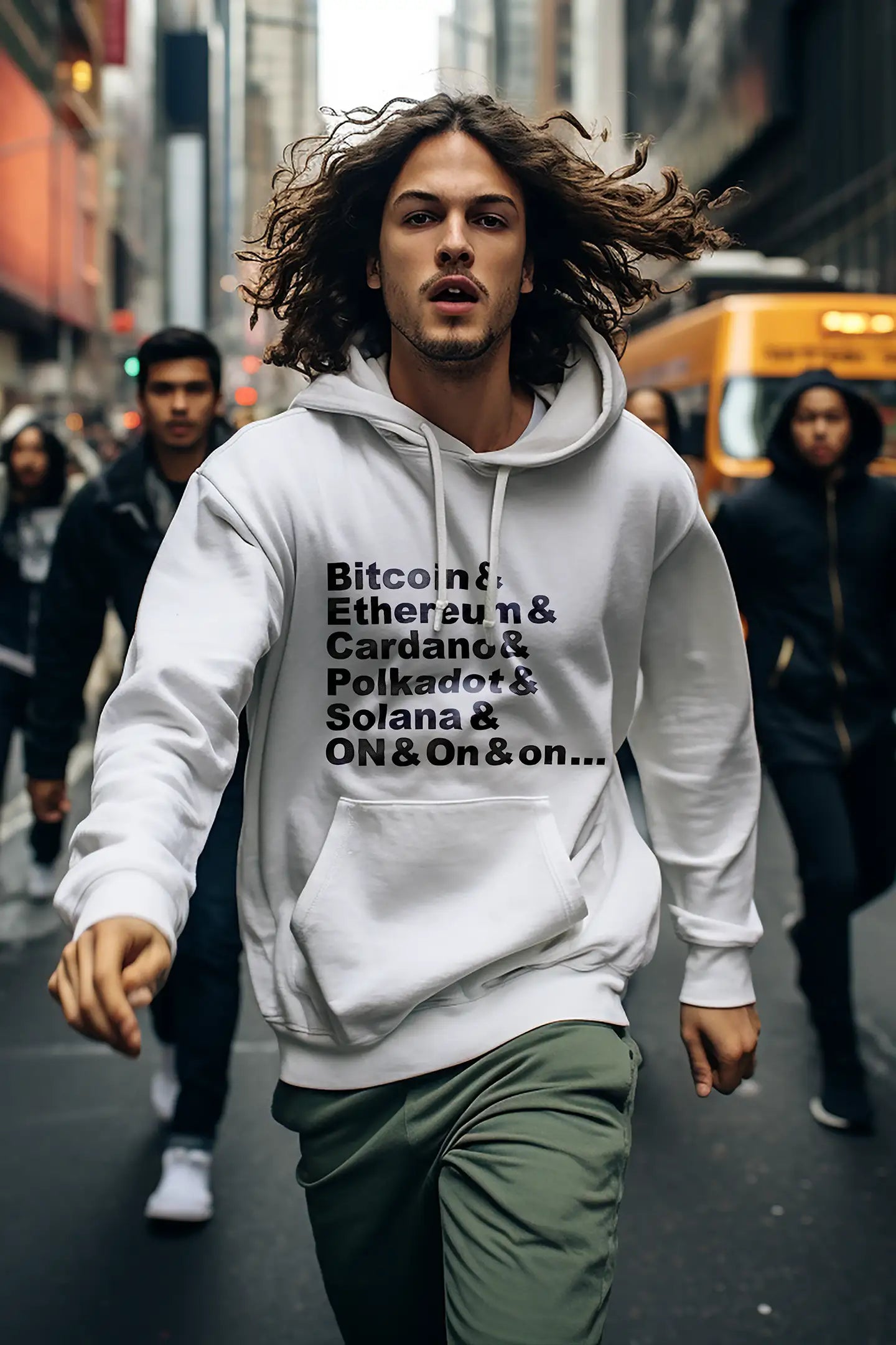 Crypto Currencies Hooded Sweatshirt