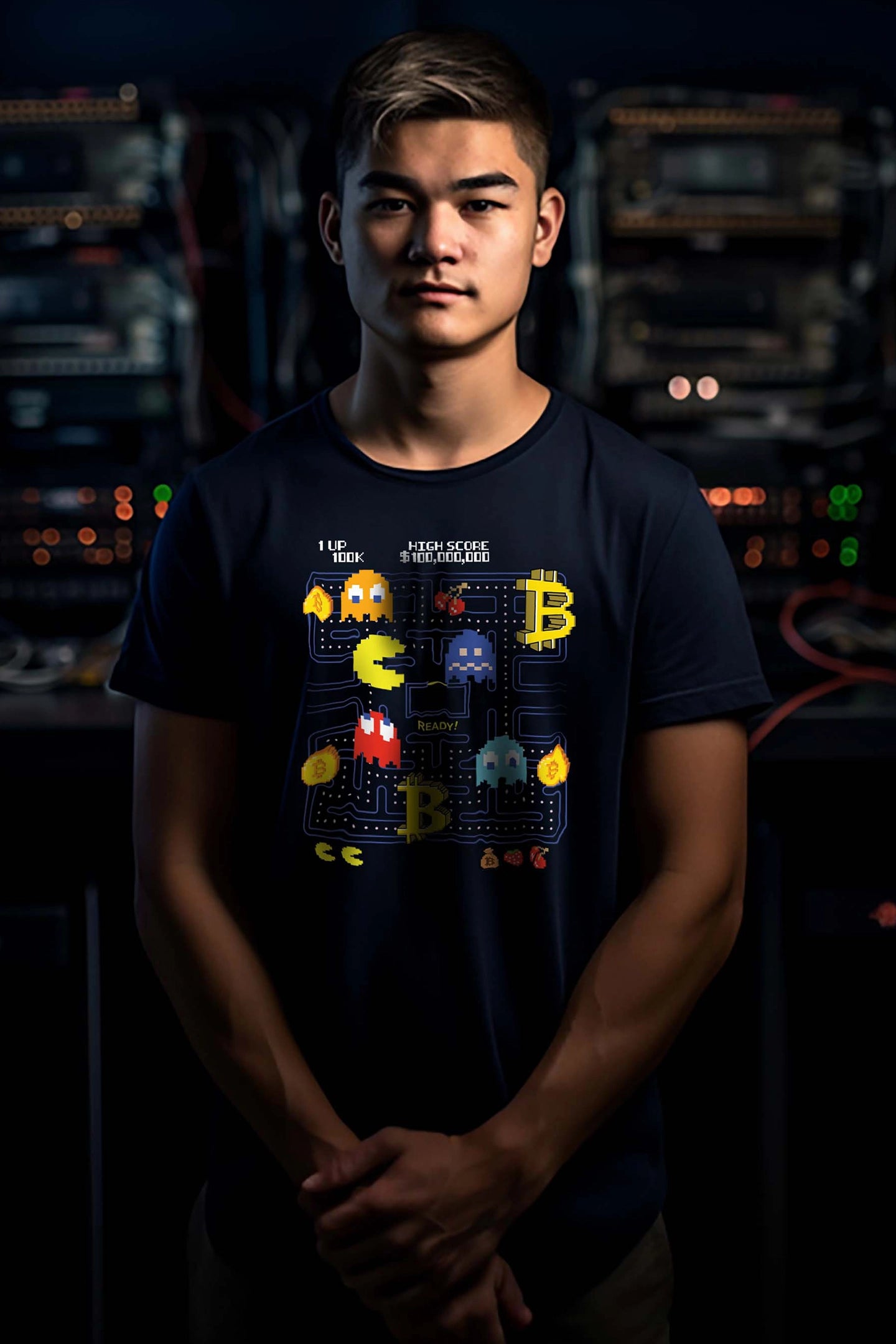 Pac Man Bitcoin Tee