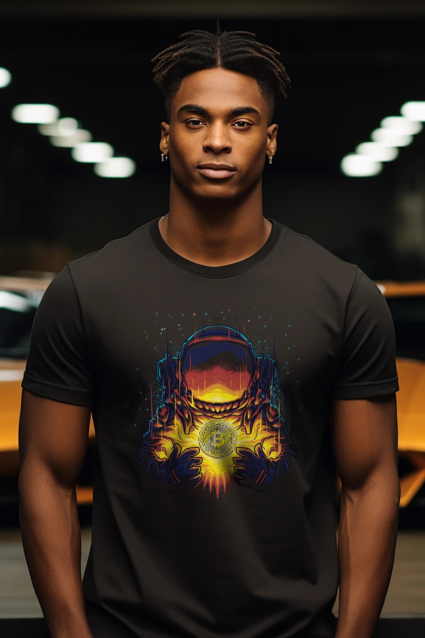 Spaceman Bitcoin Discovery Tee